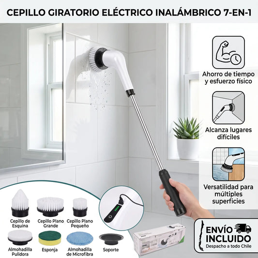 Cepillo Eléctrico de Limpieza 9 en 1