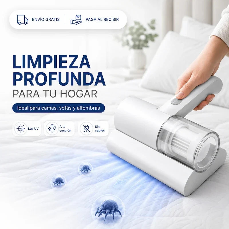 Aspiradora antiácaros UV: limpieza profunda para tu hogar